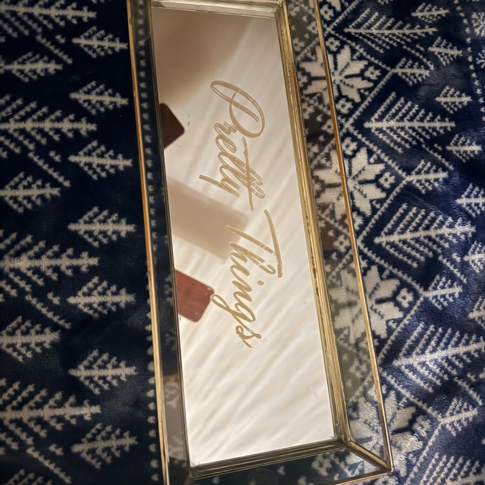 Gold Mirrored Tray